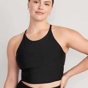 Old Navy Light Support PowerSoft Longline Sports Bra XL EUC